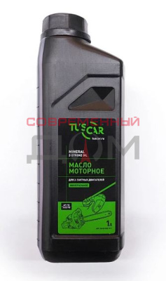 Масло 2-х тактное TUSCAR, минеральное, API TB/JASO FB (1,0л)